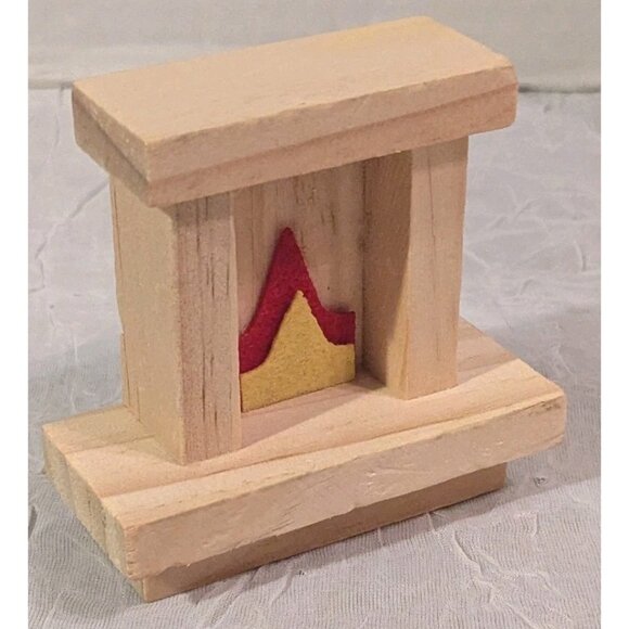 Le Toy Van Wooden Dollhouse Furniture Living Room Lounge Fireplace Mini Set Of 4 - Picture 7 of 13